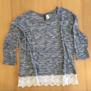 H&M heathered top